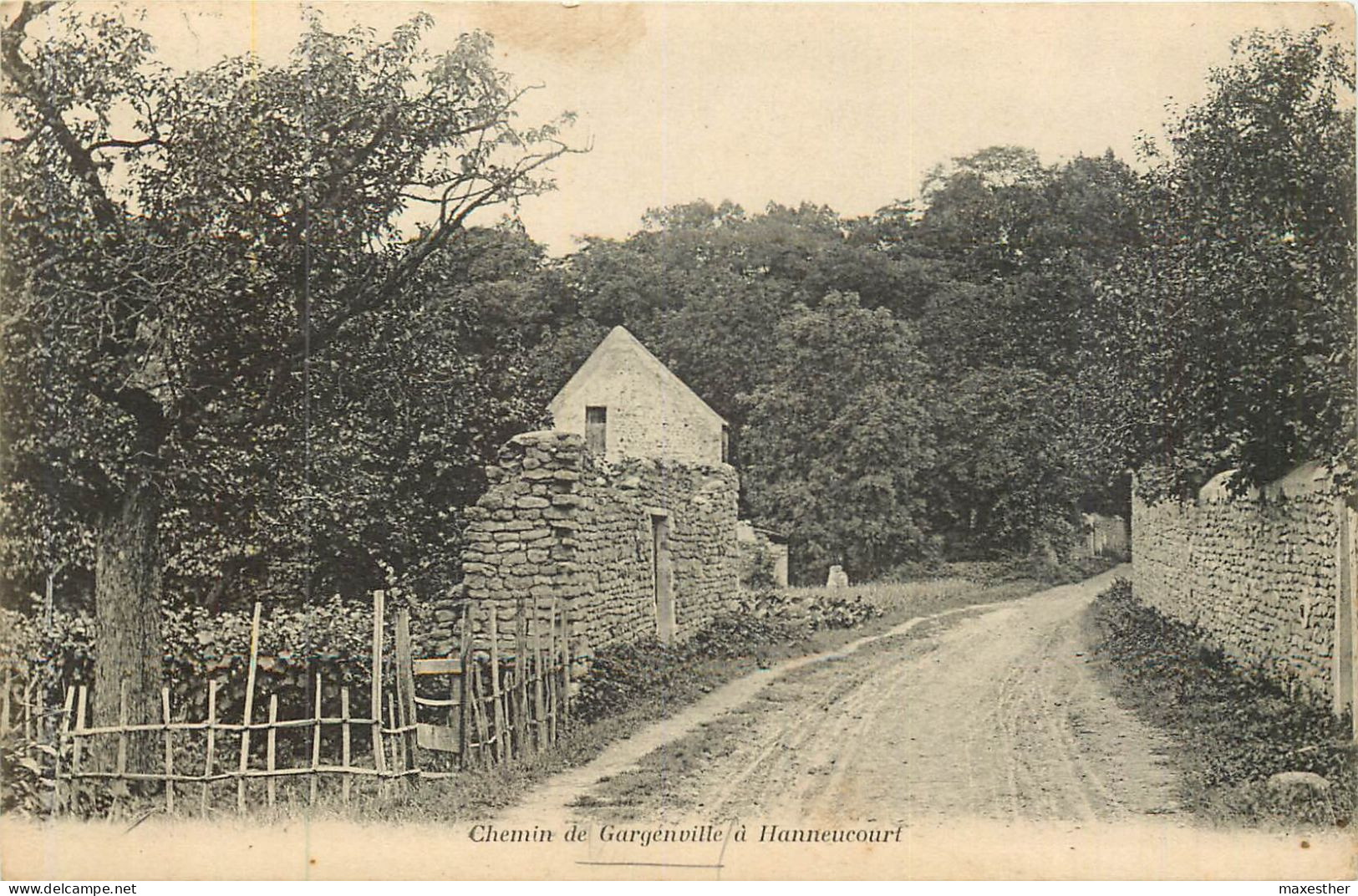 GARGENVILLE Chemin De Gargenville à Hannecourt - Gargenville