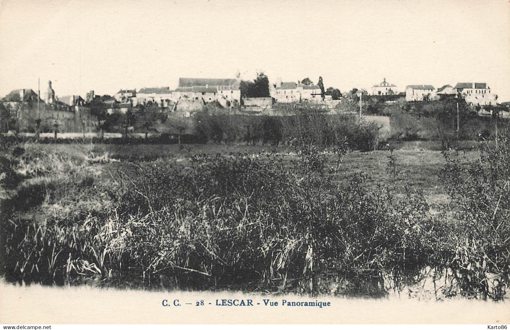 Lescar * Vue Panoramique Du Village - Lescar