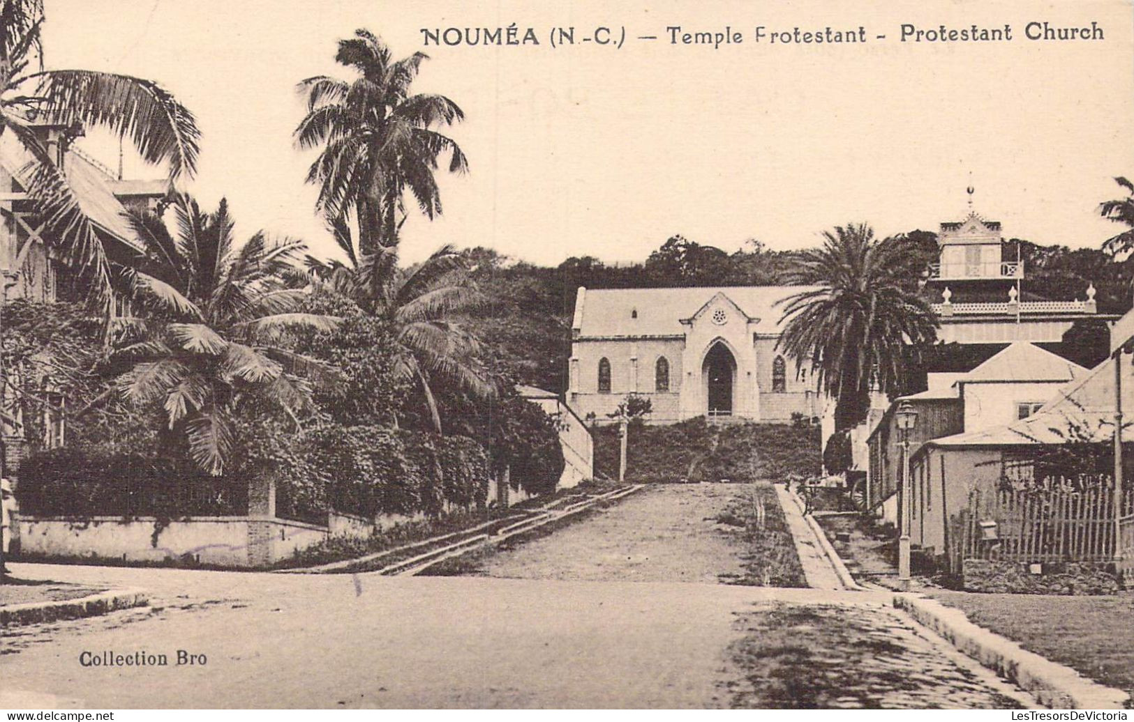 FRANCE - Nouvelle-Calédonie - Nouméa - Temple Protestant - Carte Postale Ancienne - Nouvelle Calédonie