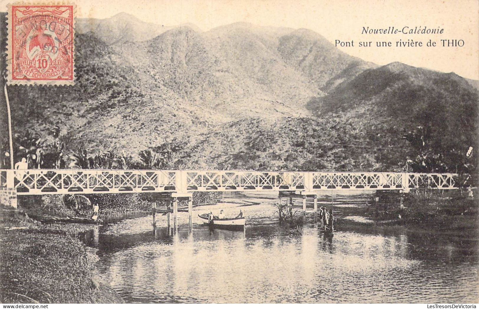 FRANCE - Nouvelle-Calédonie - Pont Sur Une Rivière De Thio - Carte Postale Ancienne - Nouvelle Calédonie