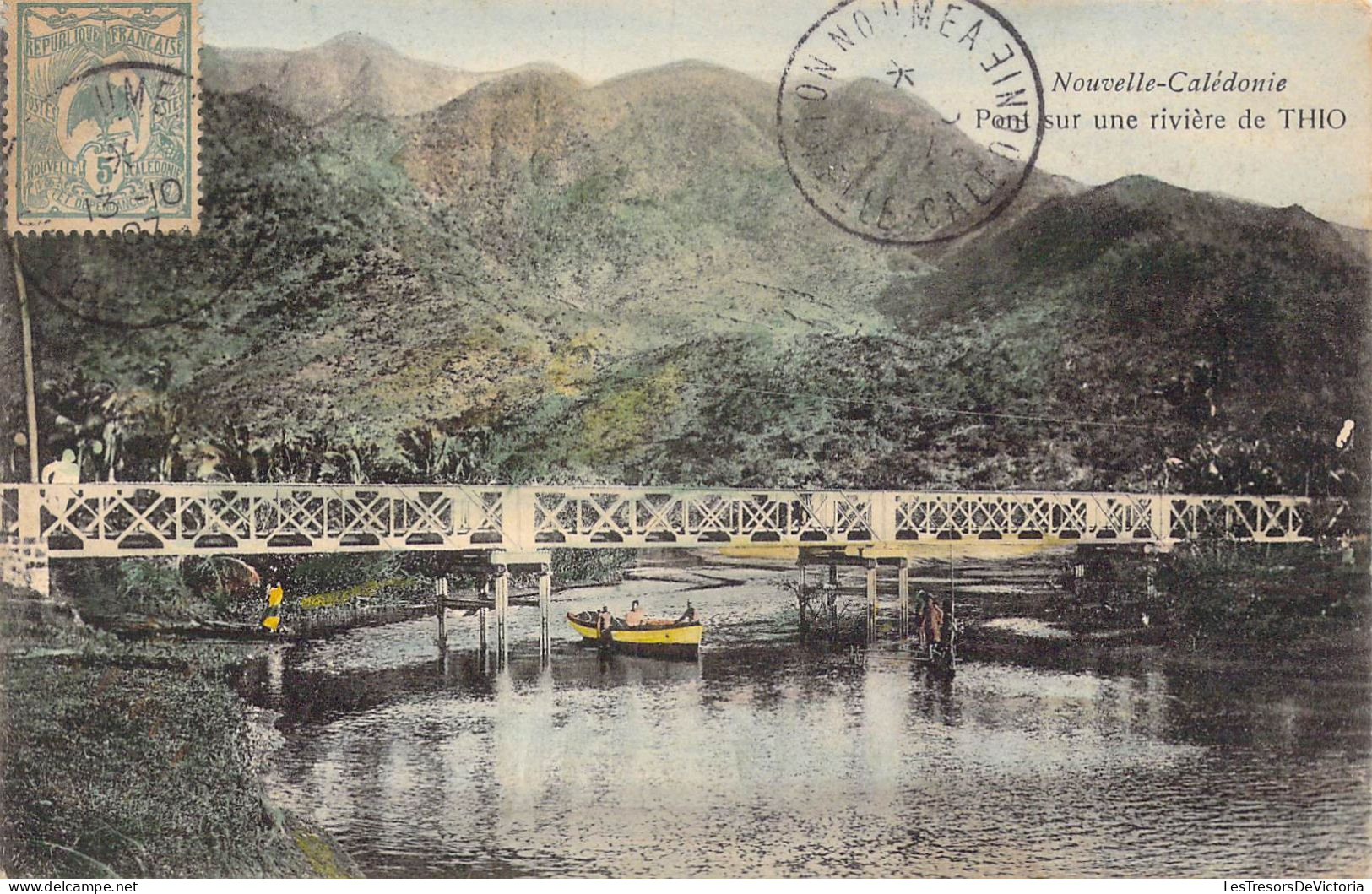 FRANCE - Nouvelle-Calédonie - Pont Sur Une Rivière De Thio - Carte Postale Ancienne - Nouvelle Calédonie