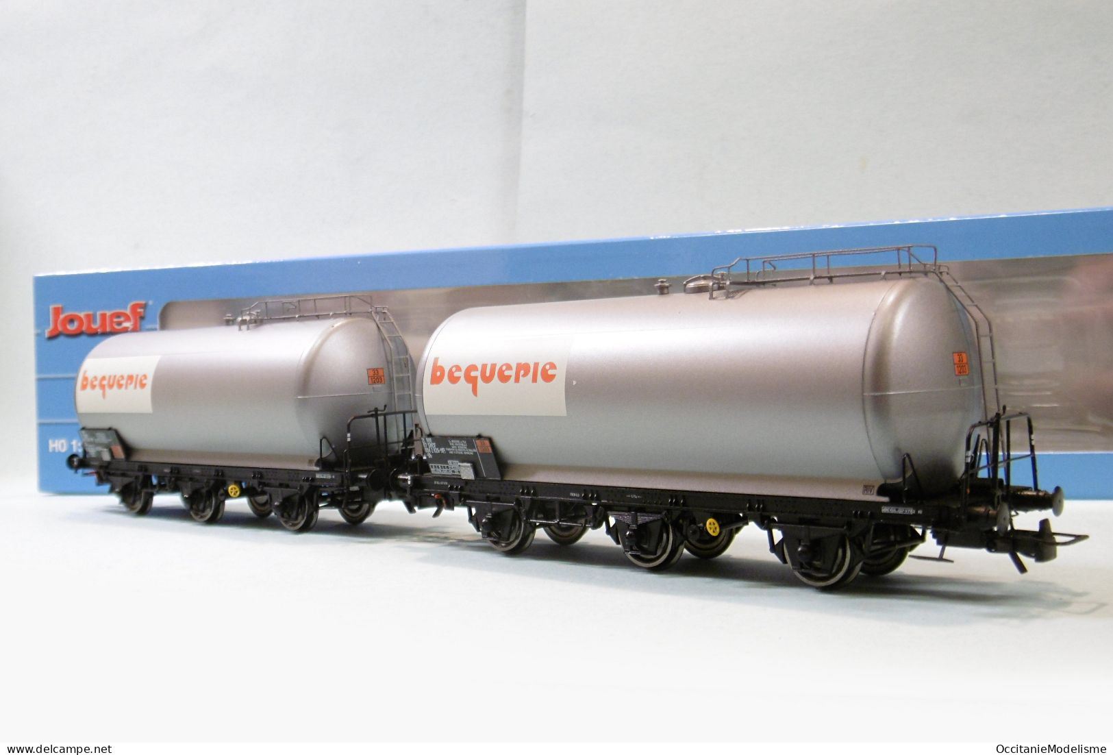 Jouef - 2 WAGONS CITERNE à 3 ESSIEUX Beguerie ép. IV Réf. HJS6227 Neuf NBO HO 1/87 - Vagoni Merci