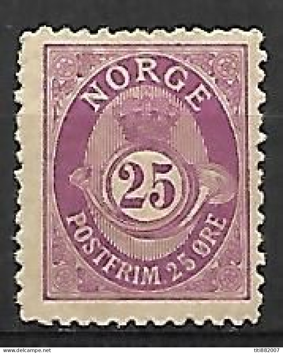 NORVEGE    -   1894.   Y&T N° 53 *  .  Cote  75 Euros. - Unused Stamps