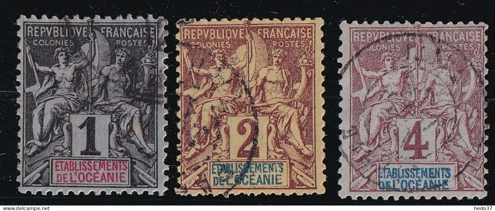 Océanie N°1/3 - Oblitéré - TB - Used Stamps