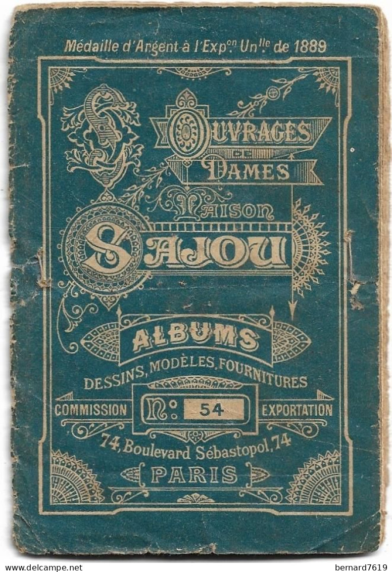 Livret    Ouvrages  De Dames -  Sajou   N° 54  Paris - Motorrad