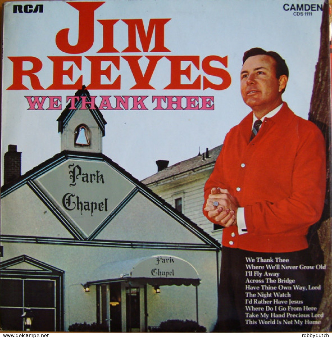 * LP *  JIM REEVES - WE THANK THEE (England 1962) - Gospel & Religiöser Gesang