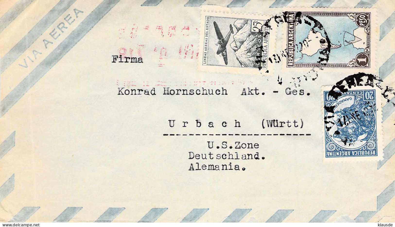 Lupo Cover Buenos Aires - Urach Germany 196? - Lettres & Documents