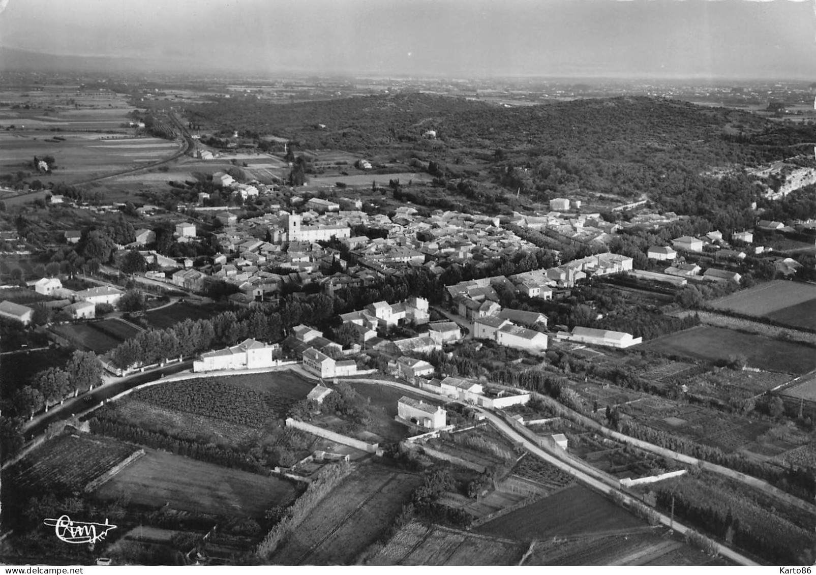 Piolenc * Vue Panoramique Aérienne Sur Le Village - Piolenc