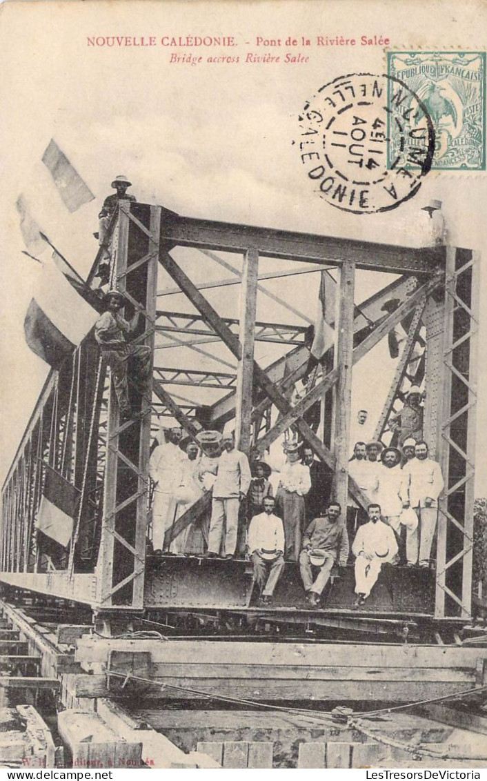 FRANCE - Nouvelle Calédonie - Pont De La Rivière Salée - Carte Postale Ancienne - Nouvelle Calédonie