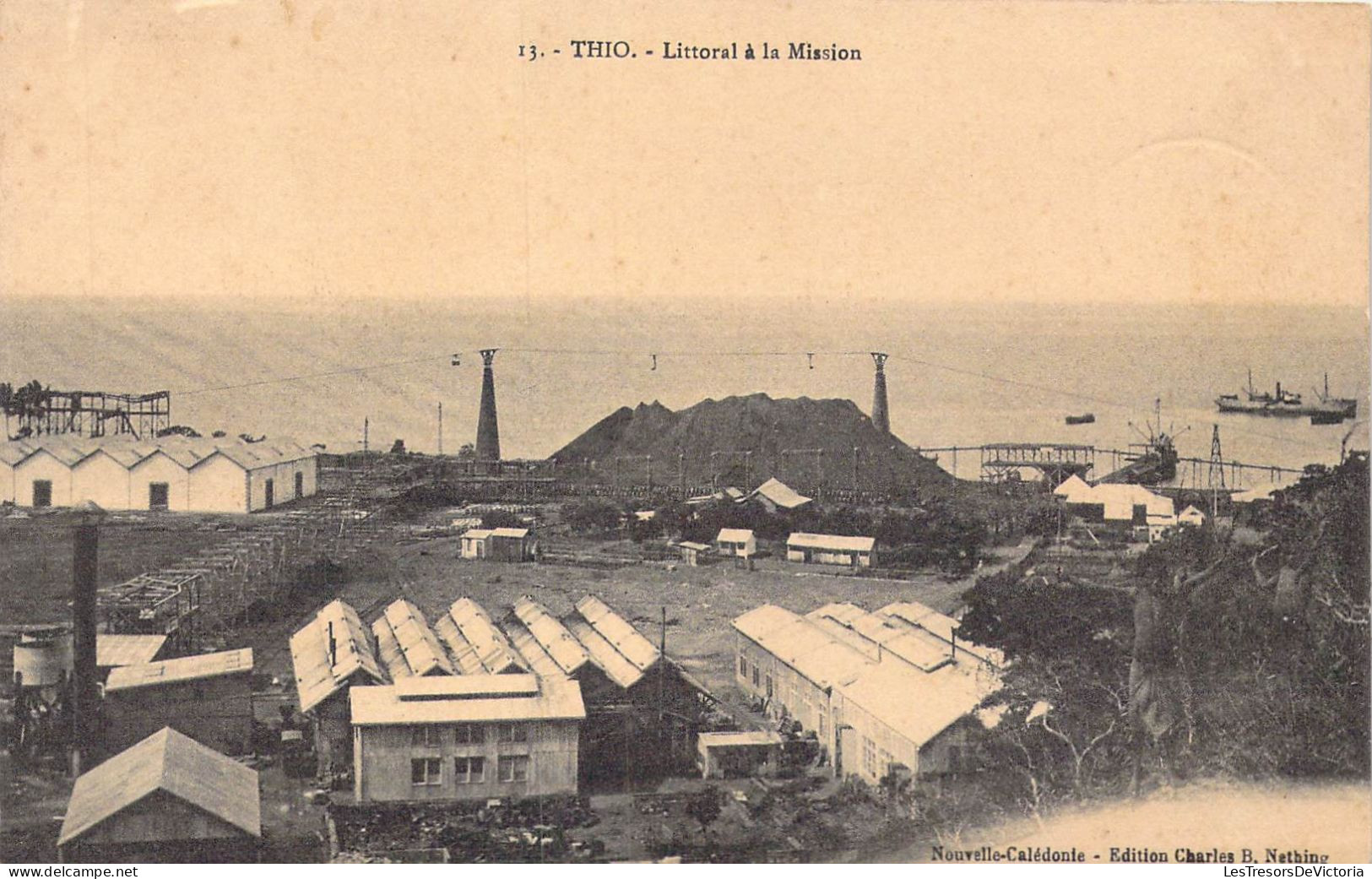 FRANCE - Nouvelle Calédonie - Thio - Littoral à La Mission - Carte Postale Ancienne - Nouvelle Calédonie