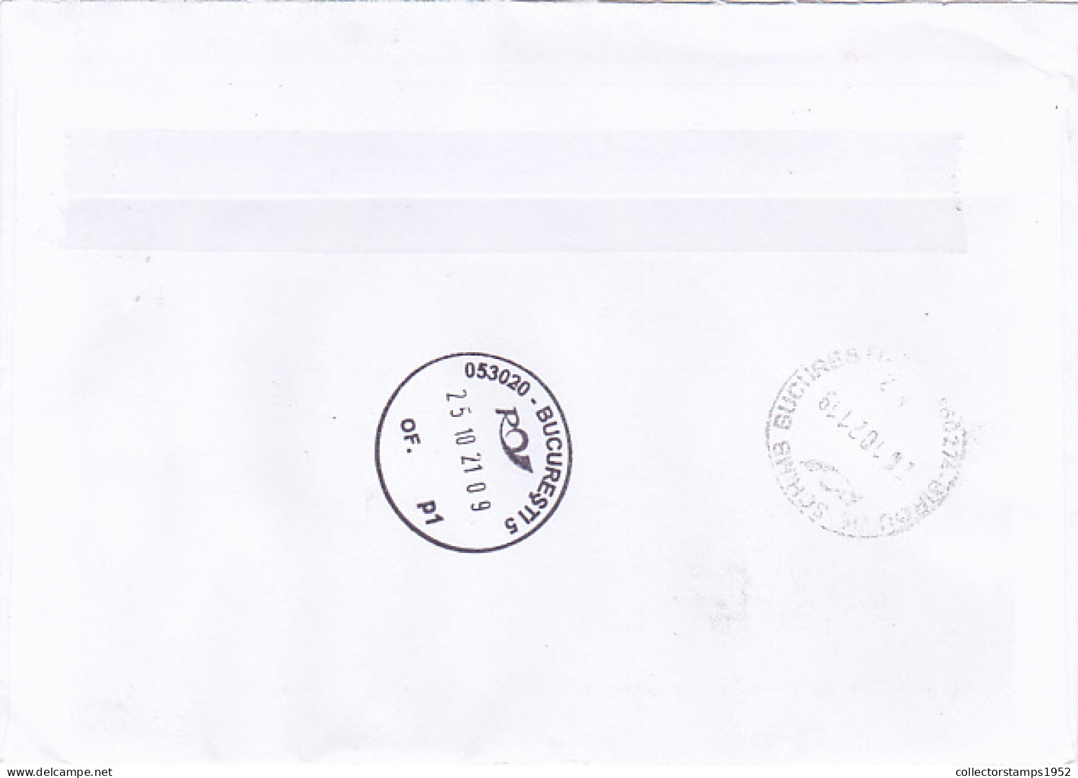 INSECTS, FINE STAMPS ON REGISTERED COVER, 2021, BULGARIA - Storia Postale