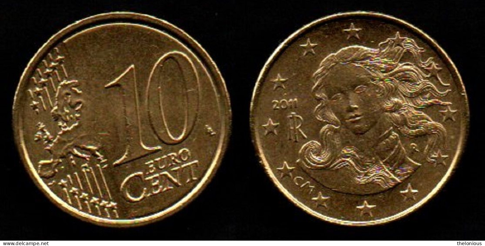 * Italia 10 Centesimi Di Euro Del 2011 - Circolata (lotto 58) - Italia