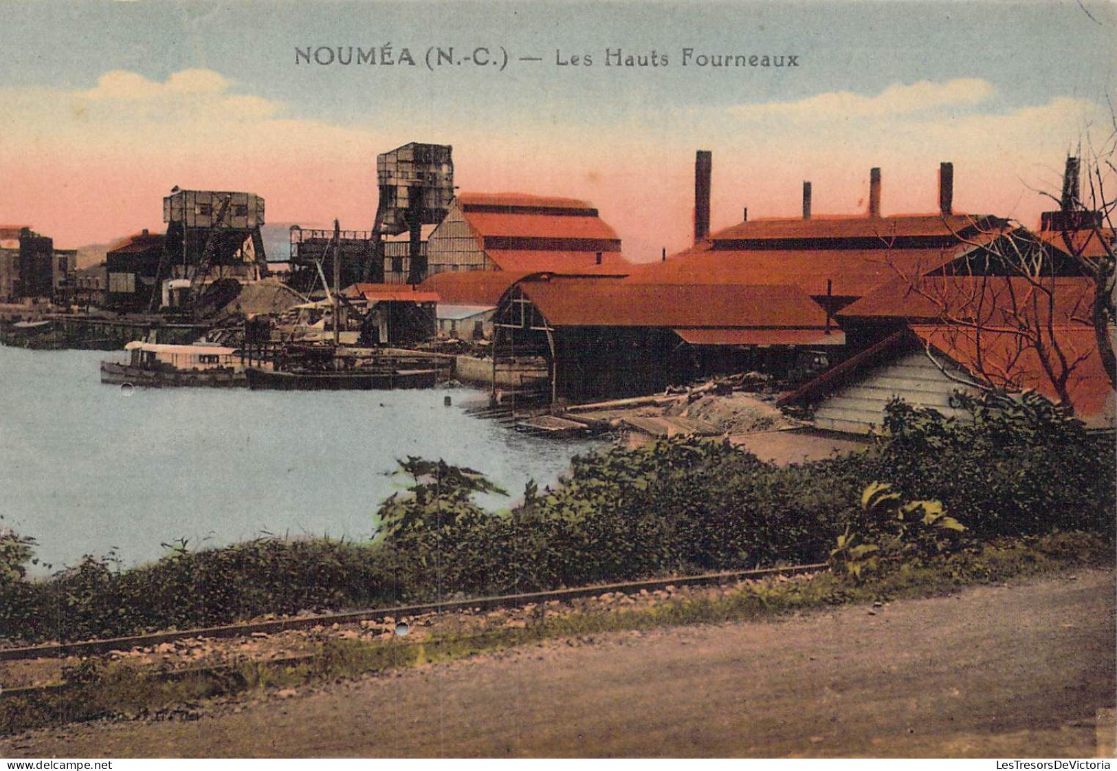 FRANCE - Nouvelle Calédonie - Nouméa - Les Hauts Fourneaux - Carte Postale Ancienne - Nouvelle Calédonie