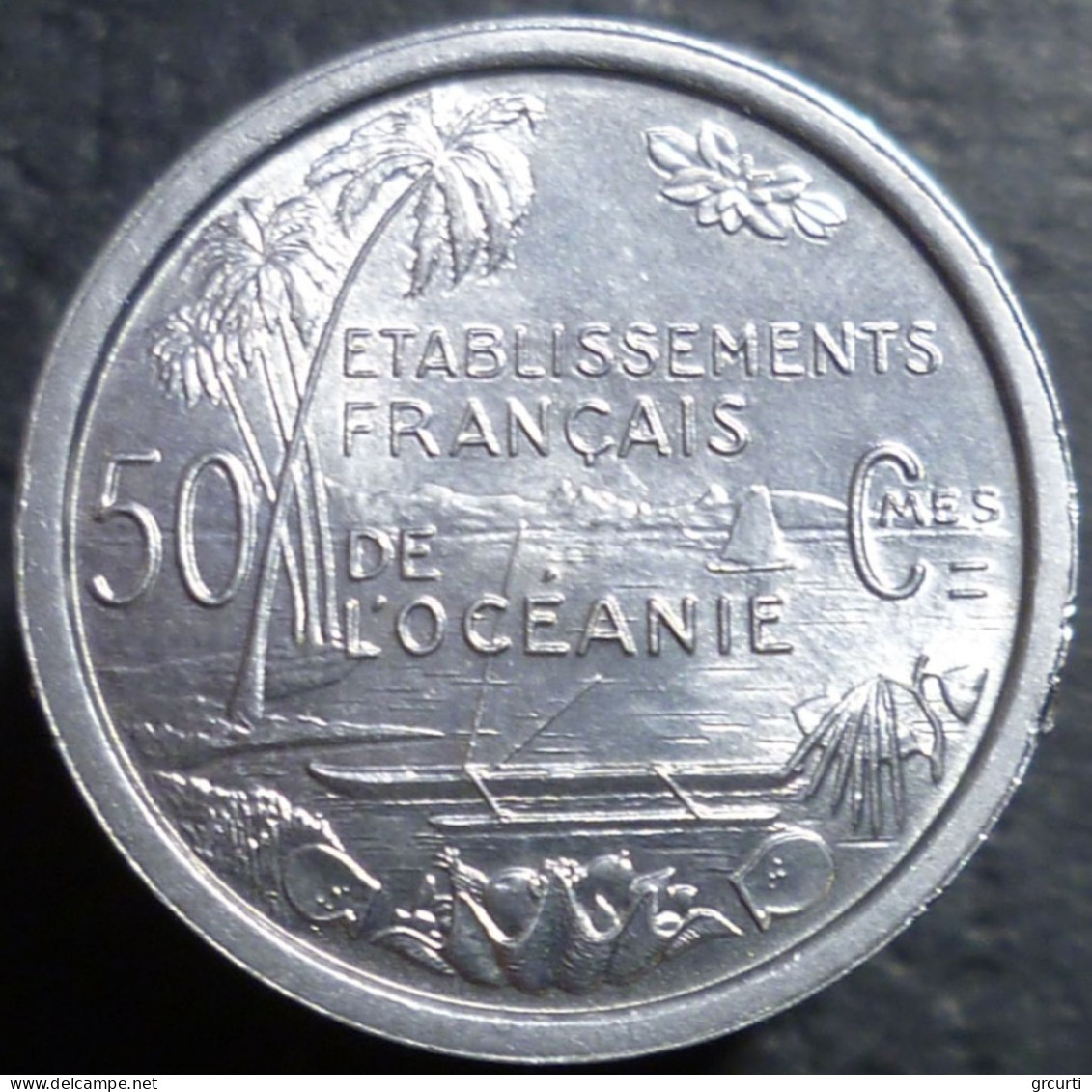 Oceania Francese - 50 Centimes 1949 - KM# 1 - Sonstige – Ozeanien