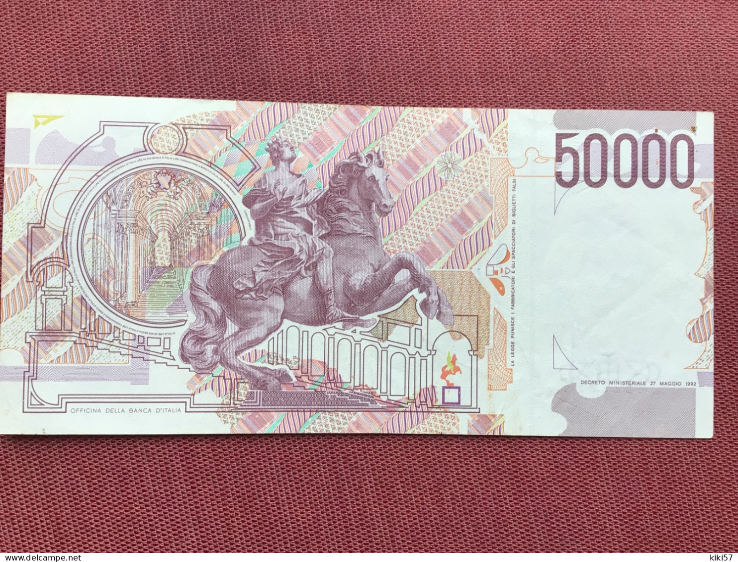 ITALIE Billet De 50000 Lire - 50000 Lire