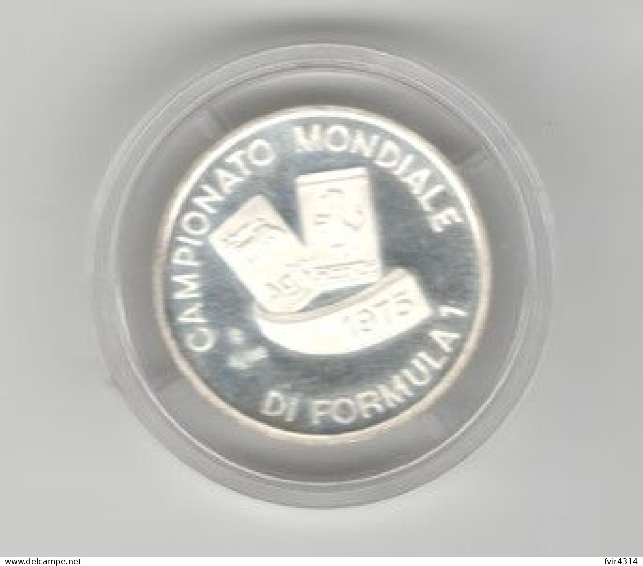 ITALIA MEDAGLIA COMMEMORATIVA IN ARGENTO FERRARI 1975 MODELLO 312 T - Altri & Non Classificati