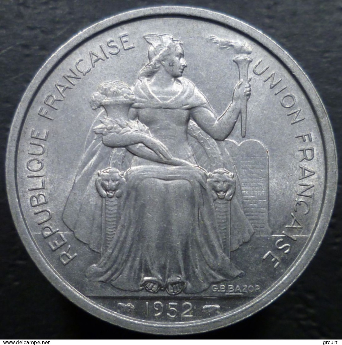 Oceania Francese - 5 Francs 1952 - KM# 4 - Sonstige – Ozeanien