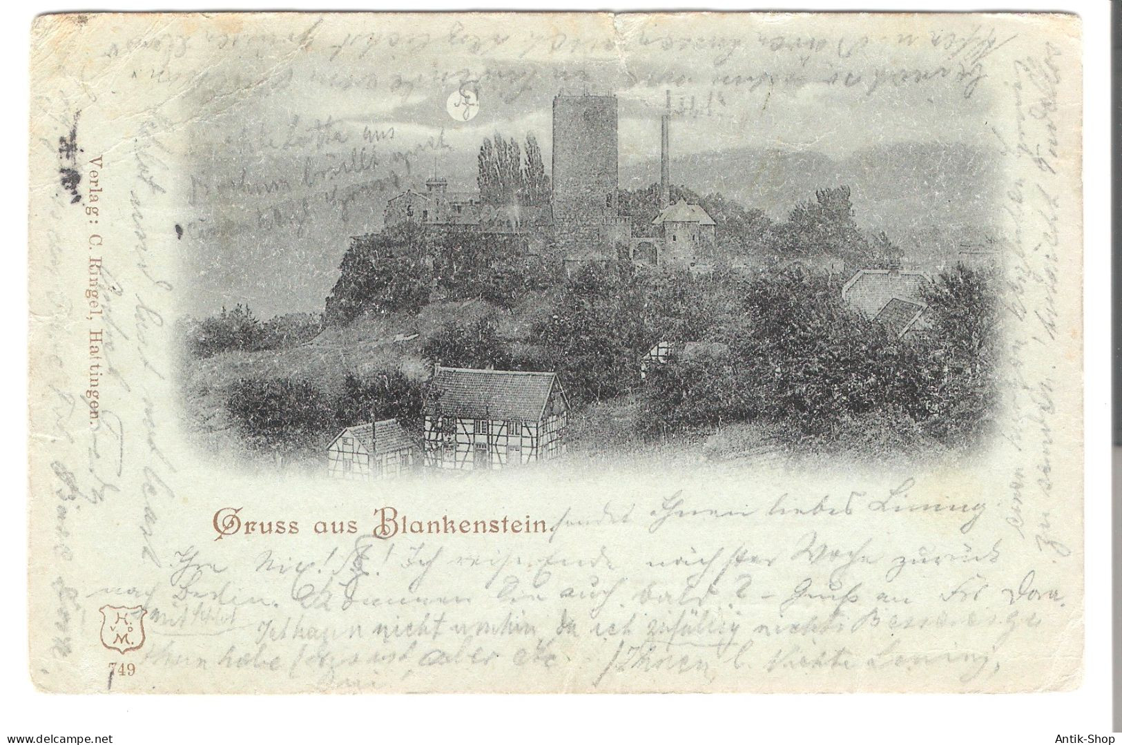 Gruss Aus Blankenstein   - Von 1905 (6398) - Hattingen