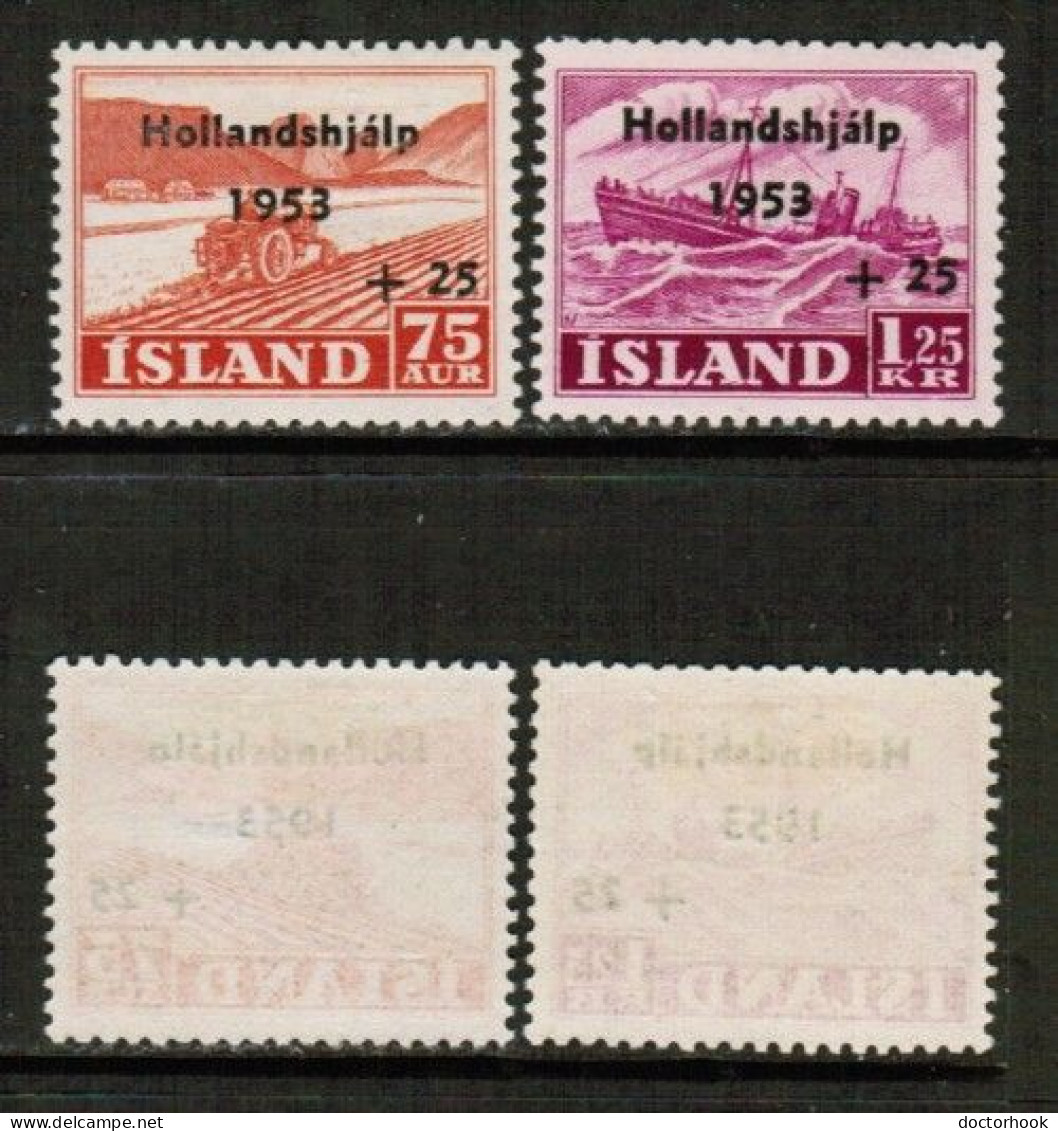 ICELAND   Scott # B 12-3* MINT LH (CONDITION AS PER SCAN) (Stamp Scan # 914-7) - Unused Stamps