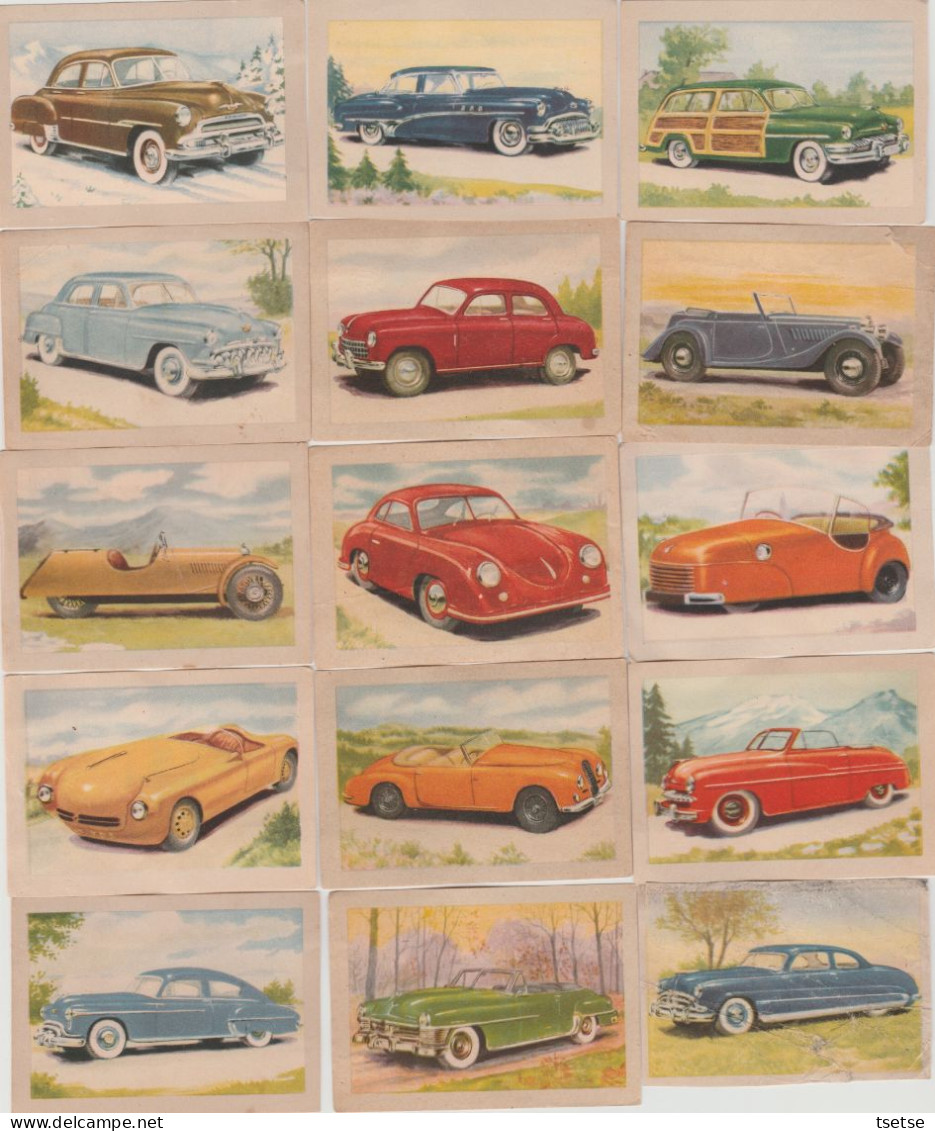 59 Images / Chromos -Chocolat Jacques - Voitures / Oldtimer ...modèles 1951 Et 1952 - Jacques