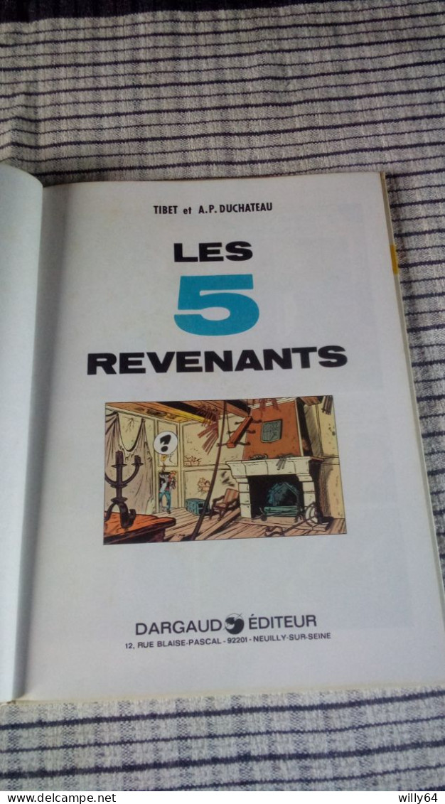 RIC HOCHET   " Les 5 Revenants  "  1978    DARGAUD   BE - Ric Hochet
