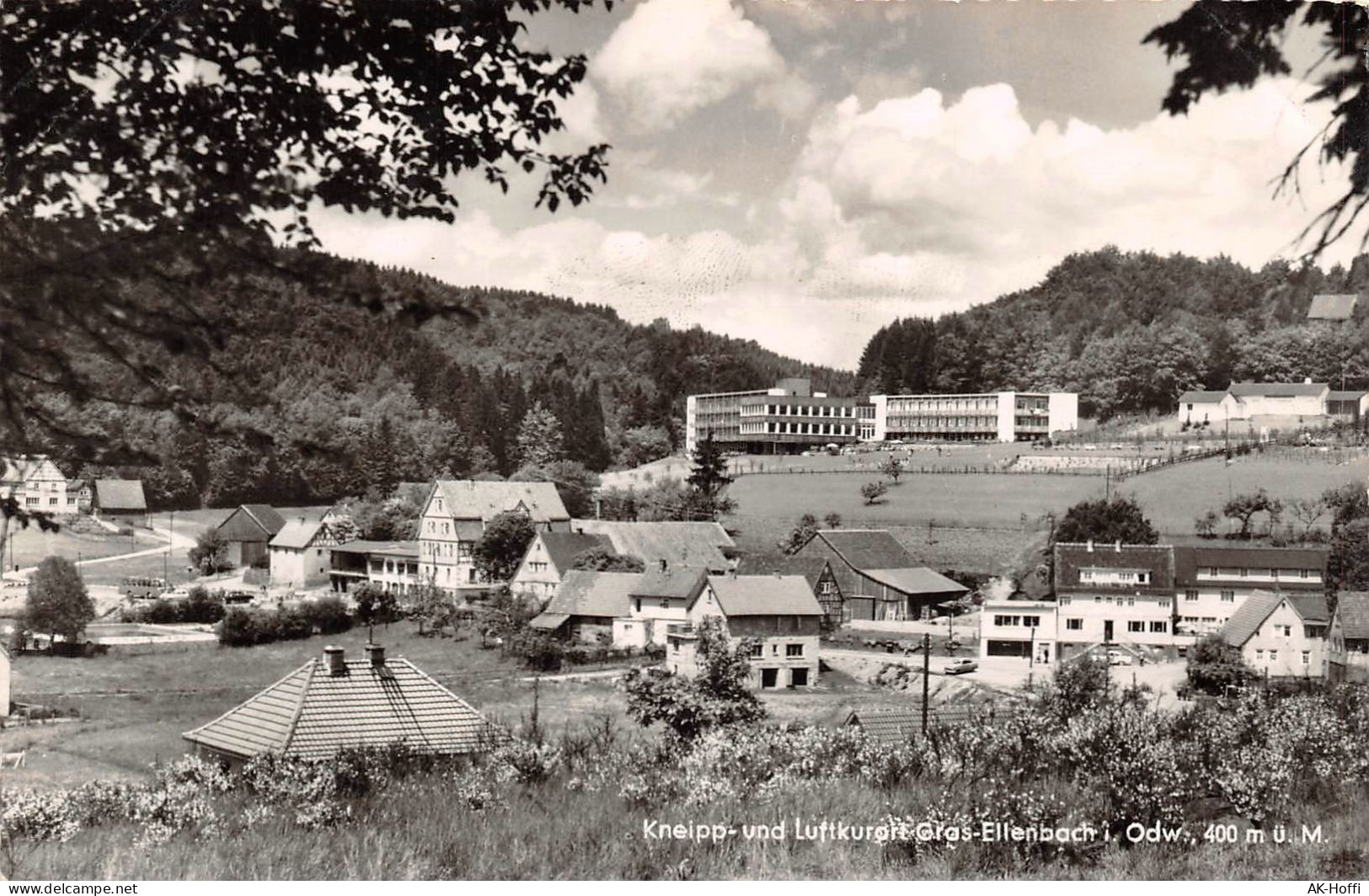 Kneipp- Und Luftkurort Gras-Ellenbach. Odw - Panorama (1555) - Odenwald