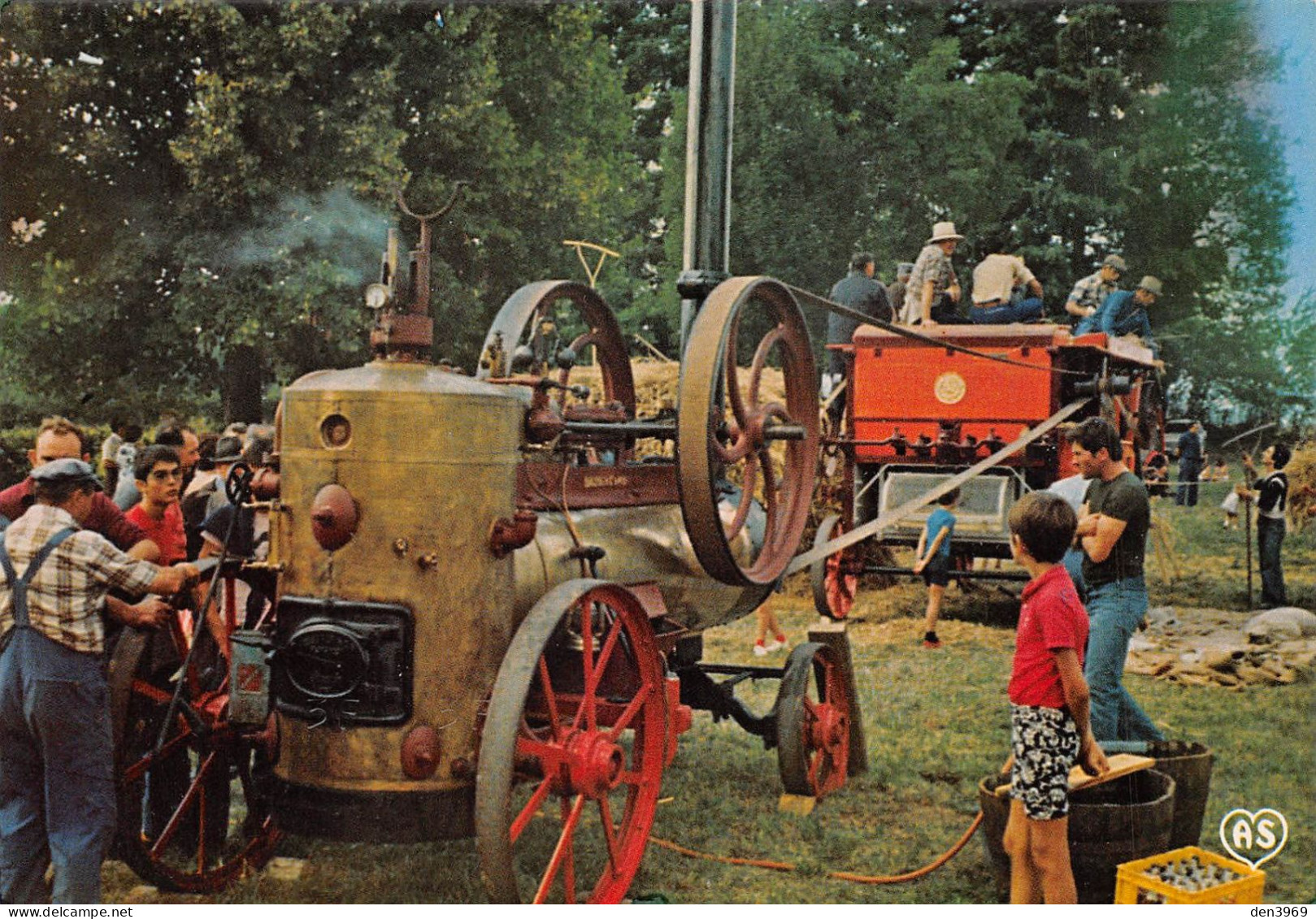 JUSSAC (Cantal) - Festival De La Batteuse - Voyagé (voir Les 2 Scans) Odette Faugère, 19 Les Landes, Reilhac - Jussac