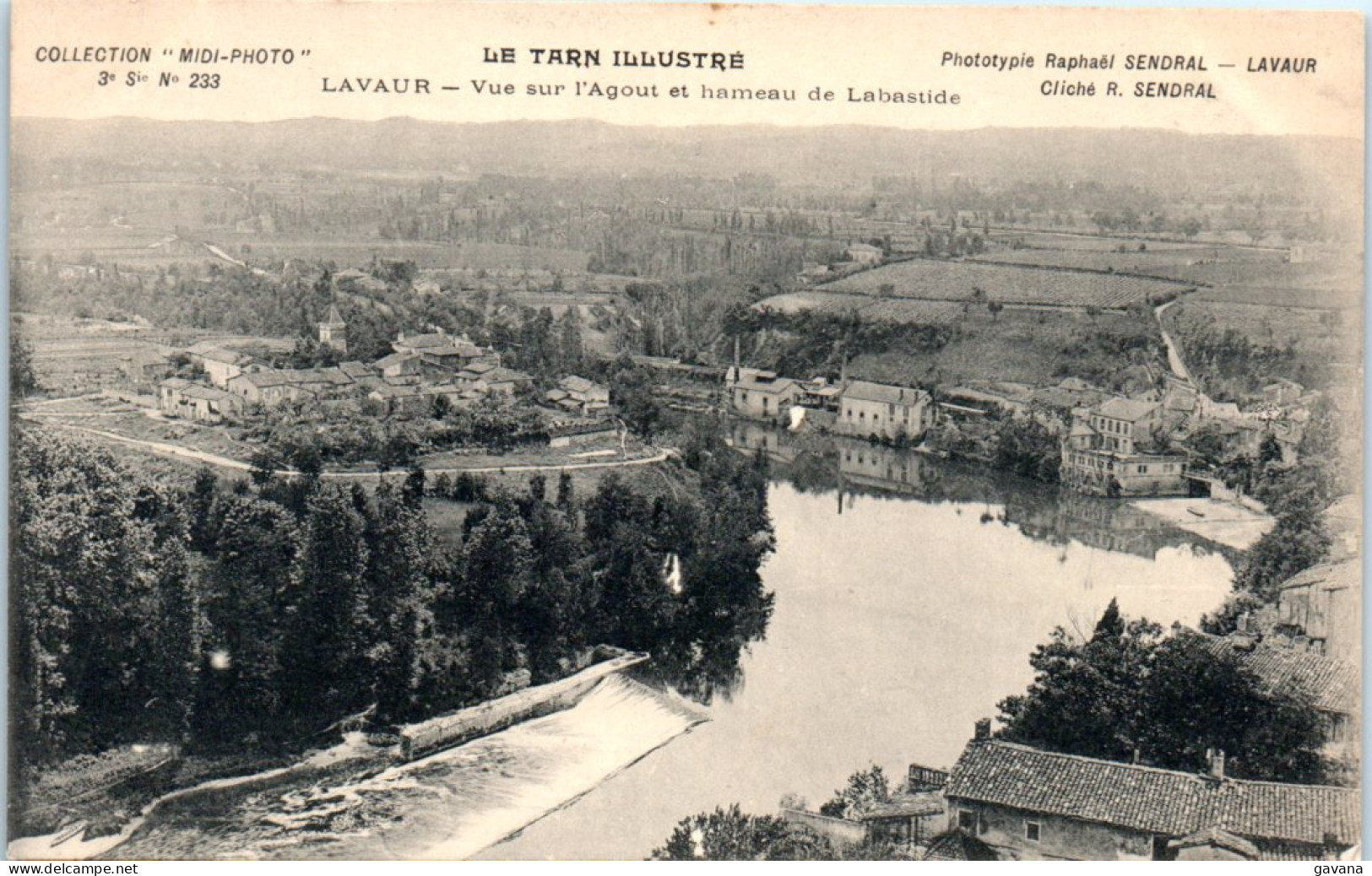 81 LAVAUR - Vue Sur L'Agout Et Hameau De Labastide - Lavaur