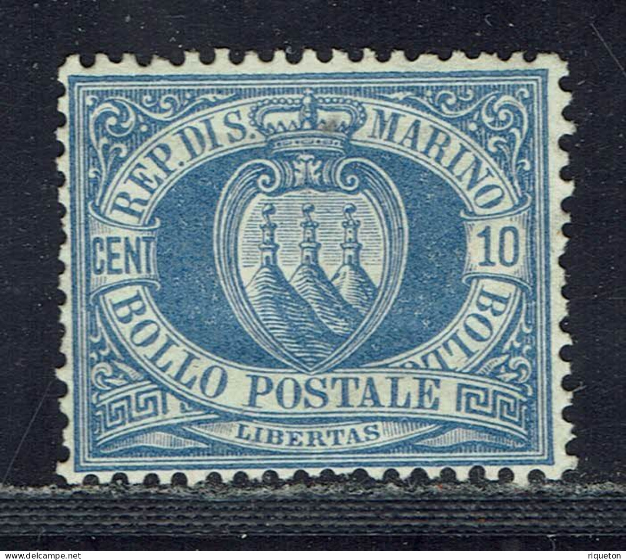 Saint-Marin. 1877-90. N° 3 Ou 3 A. Neuf Avec Charnière, X. TB. - Unused Stamps