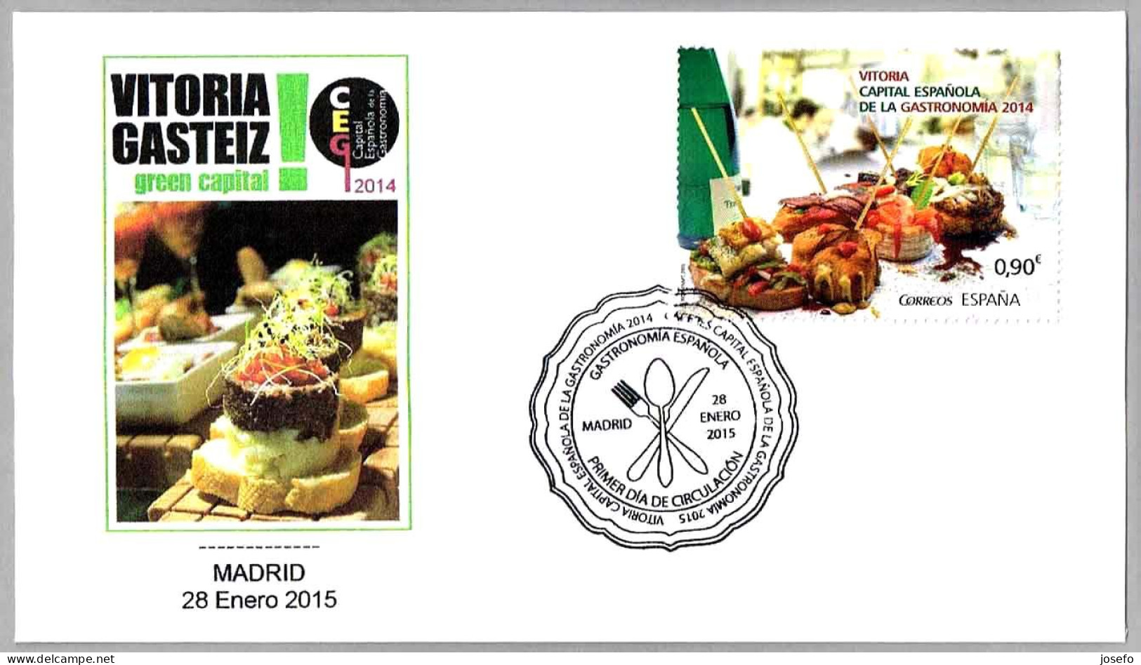 VITORIA CAPITAL ESPAÑOLA De La GASTRONOMIA 2014. Madrid 2015 - Alimentation