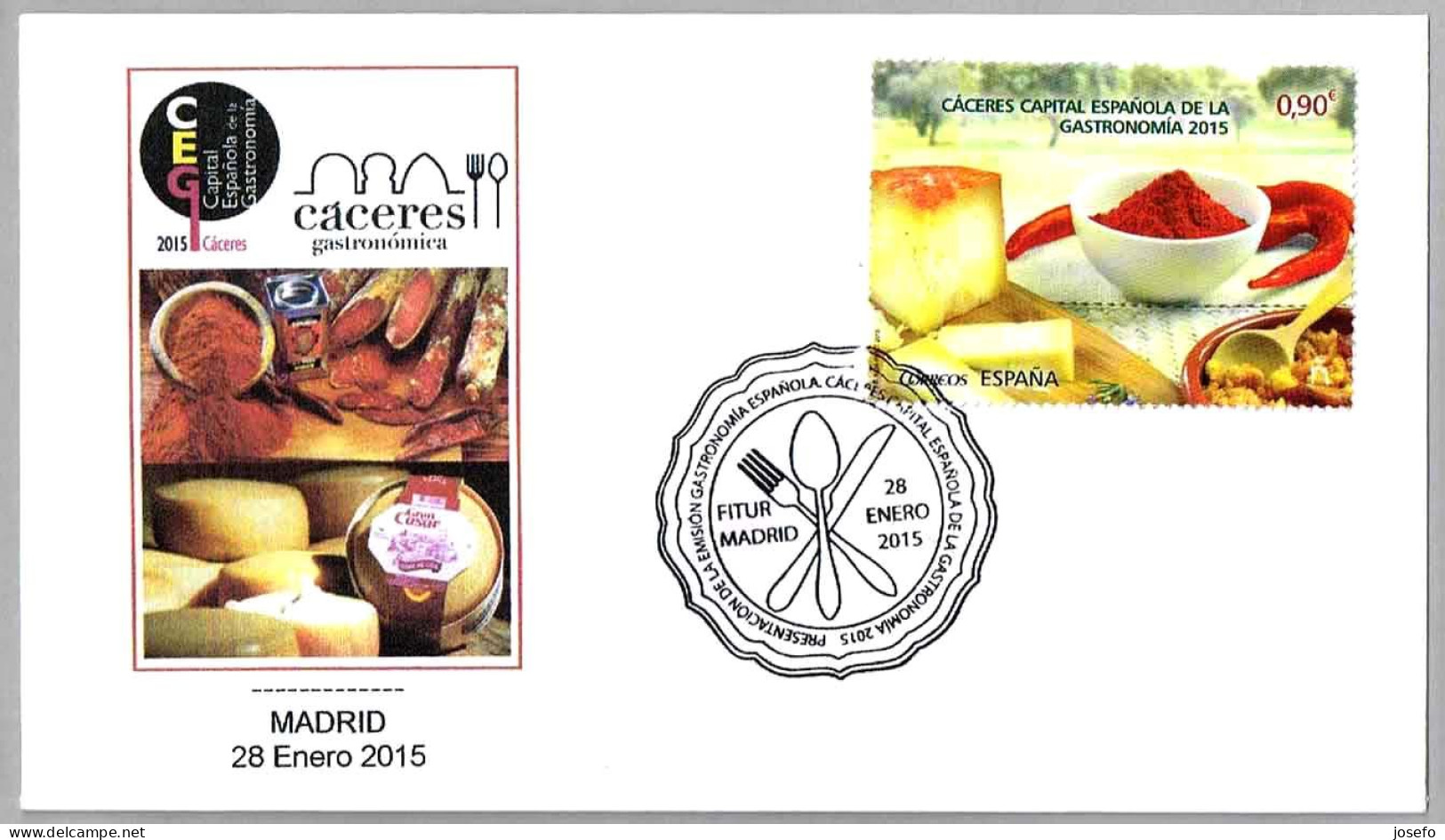 CACERES CAPITAL ESPAÑOLA De La GASTRONOMIA 2015. Madrid 2015 - Alimentation