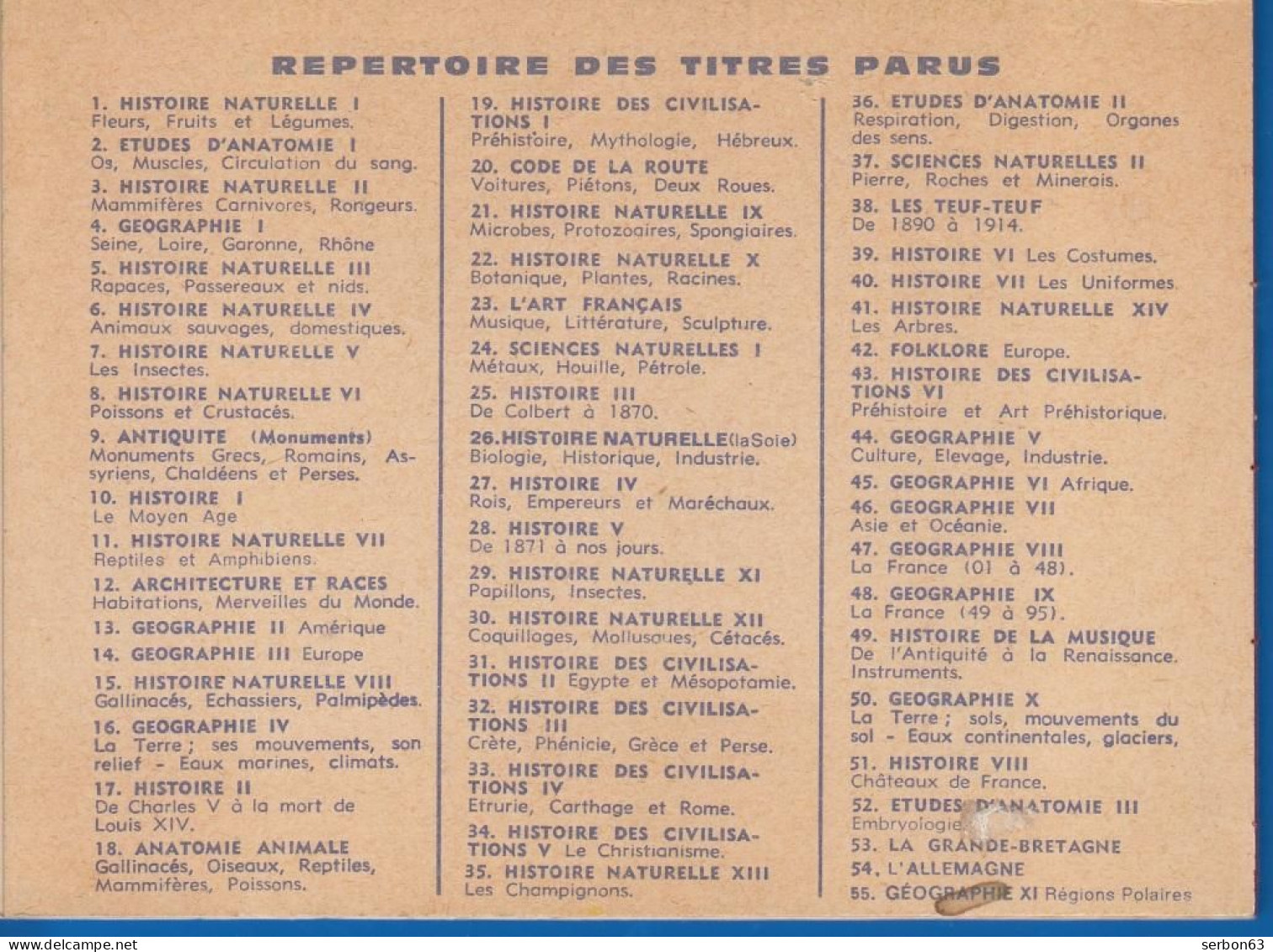 VOLUMÉTRIX LIVRET ÉDUCATIF NEUF N° 18 ANATOMIE ANIMALE - NOTRE SITE Serbon63 - Fichas Didácticas