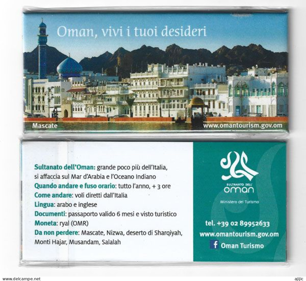 EXPO MILANO 2015. Magnet (aimantin) Milan Expo 2015, Pavillon Du Sultanat D'Oman, état Neuf, Sous Emballage Original - Tourisme