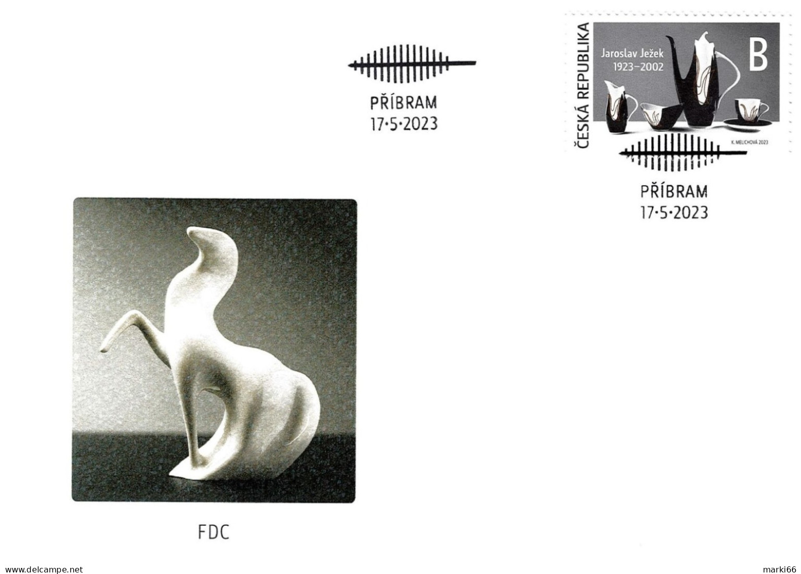 Czech Republic - 2023 - Czech Design - Jaroslav Jezek - FDC (first Day Cover) - FDC