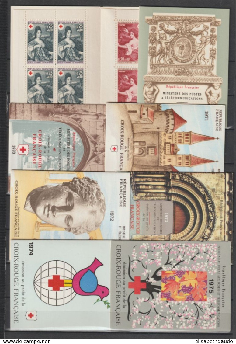 CARNETS CROIX-ROUGE - 1960/1983 - COMPLETS (3 PAGES) - LUXE ** MNH ! - COTE YVERT = 354 EUR. - Red Cross