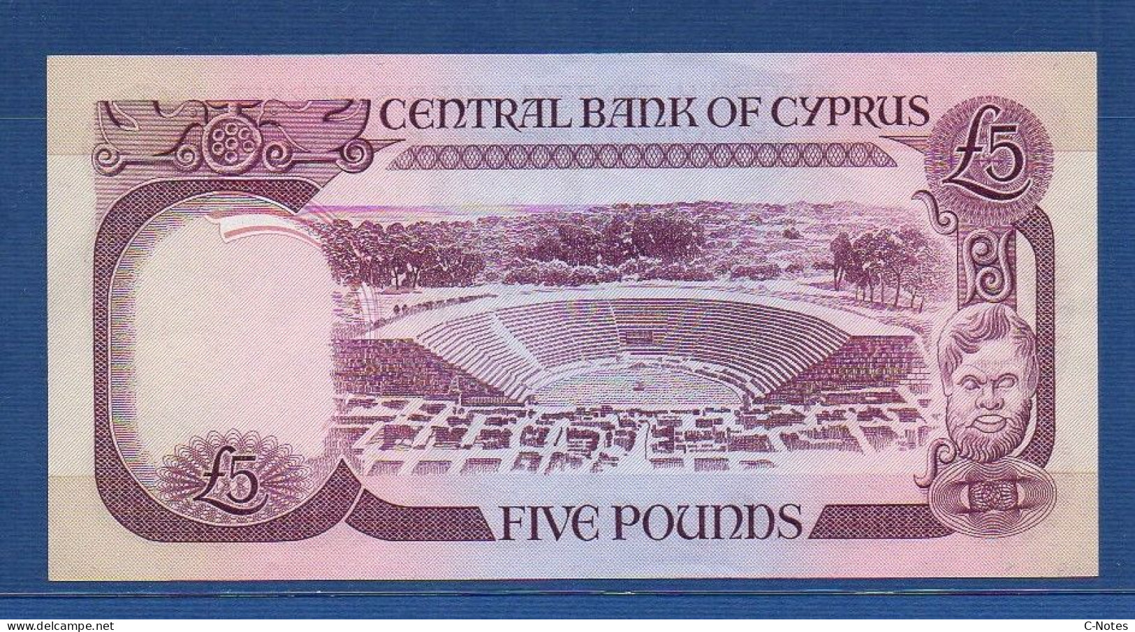 CYPRUS - P.47 – 5 Pounds / Lirai / Lira 1.6.1979 XF/aUNC, S/n F314942 - Chipre