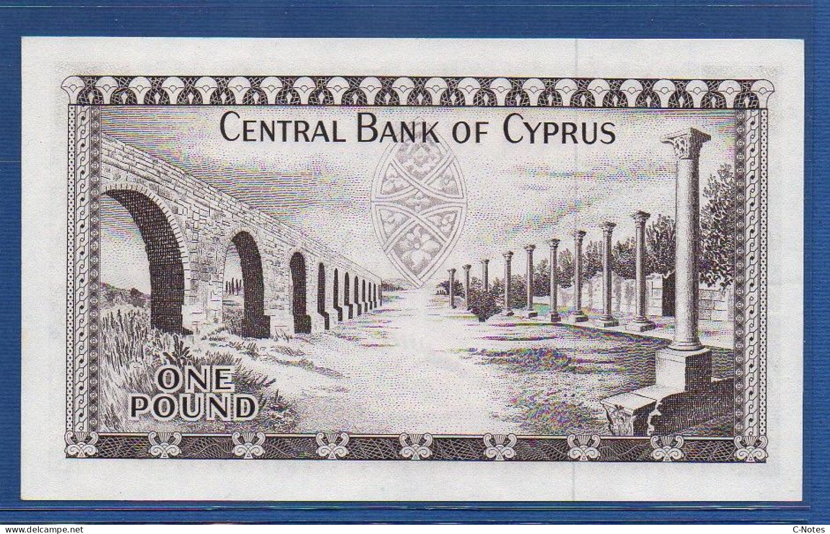 CYPRUS - P.43b – 	 1 Pound / Lira 1.7.1975 UNC, S/n J/80 017020 - Chypre