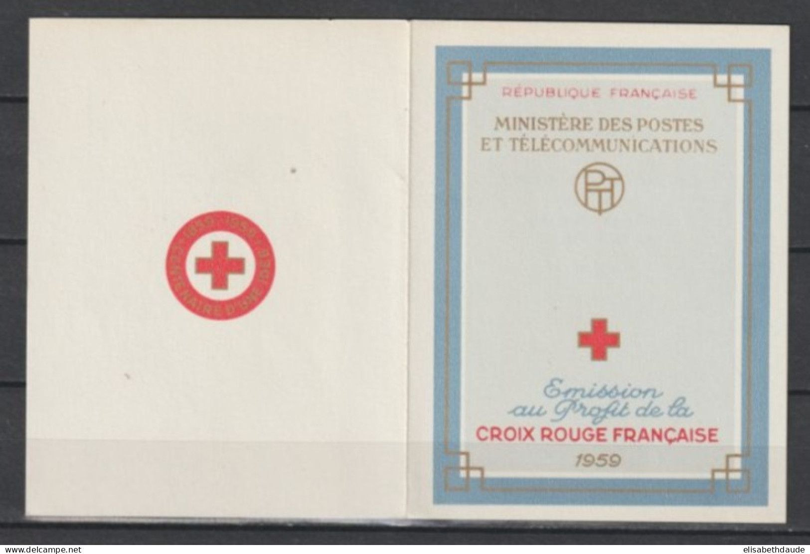 CARNET CROIX-ROUGE - 1959 - LUXE ** MNH ! - COTE YVERT = 50 EUR. - Rotes Kreuz