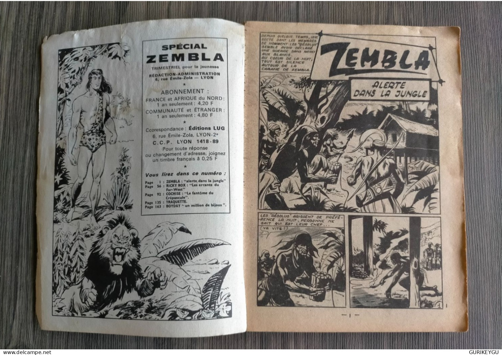 Bd Spécial ZEMBLA  N° 2 LUG  15/08/1964 - Lug & Semic