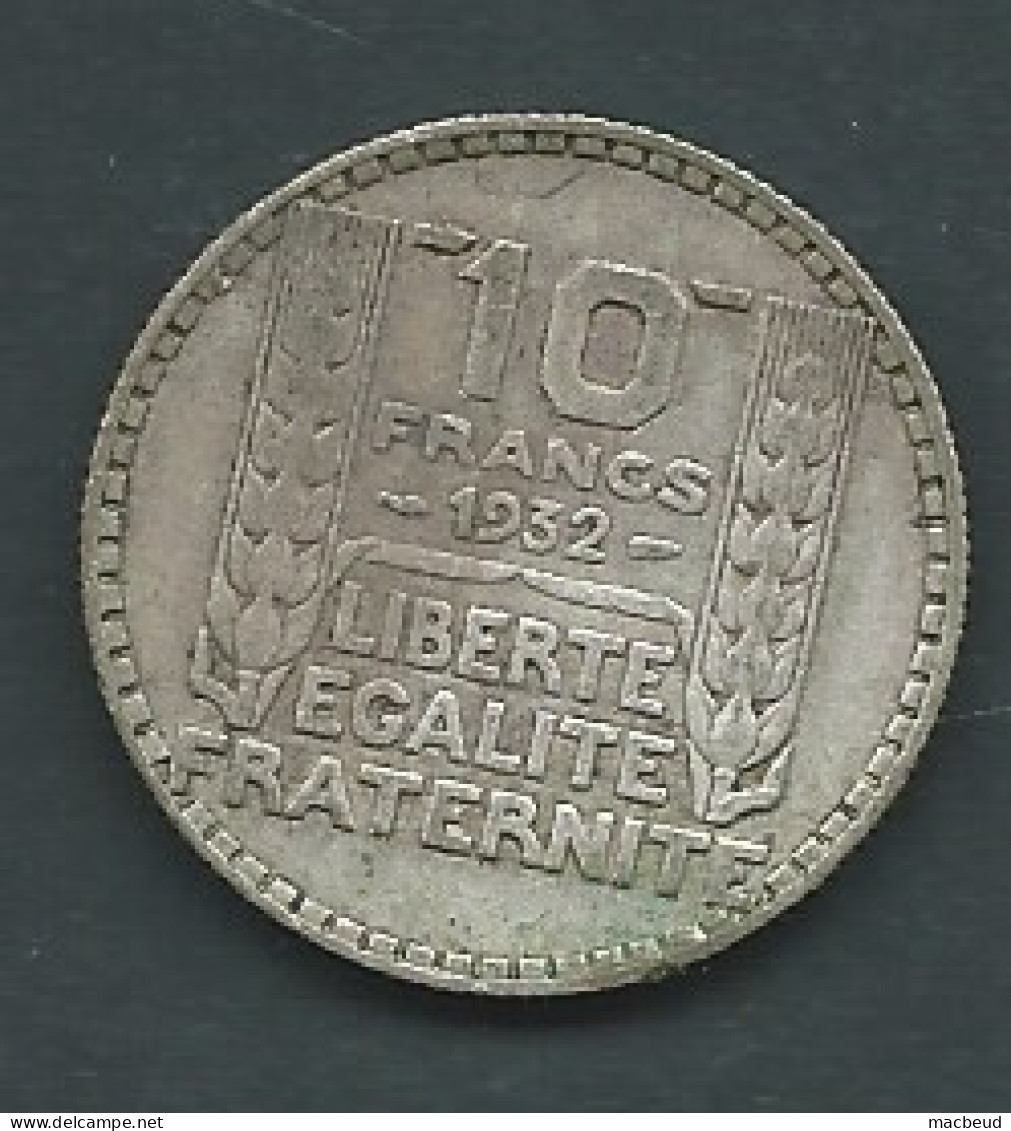 France 10 Francs Turin 1932  Laupi 15903 - 10 Francs