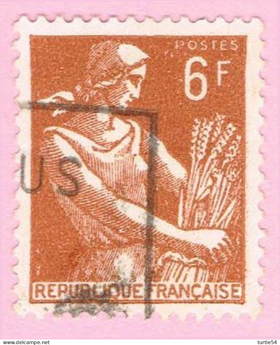 France, N° 1115 Obl. - Type Moissonneuse - 1957-1959 Moissonneuse