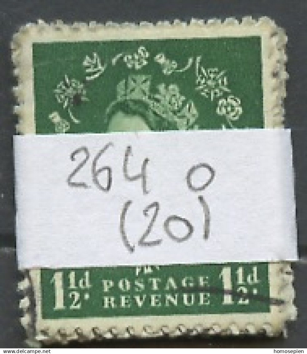 Grande Bretagne - Great Britain - Großbritannien Lot 1952-54 Y&T N°264 - Michel N°259 (o) - Lot De 15 Timbres - Feuilles, Planches  Et Multiples