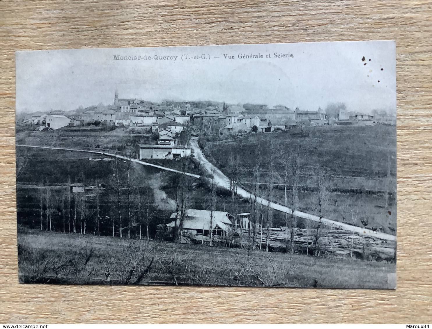 82/ Montclar De Quercy Vue Generale Et Scierie - Montclar De Quercy