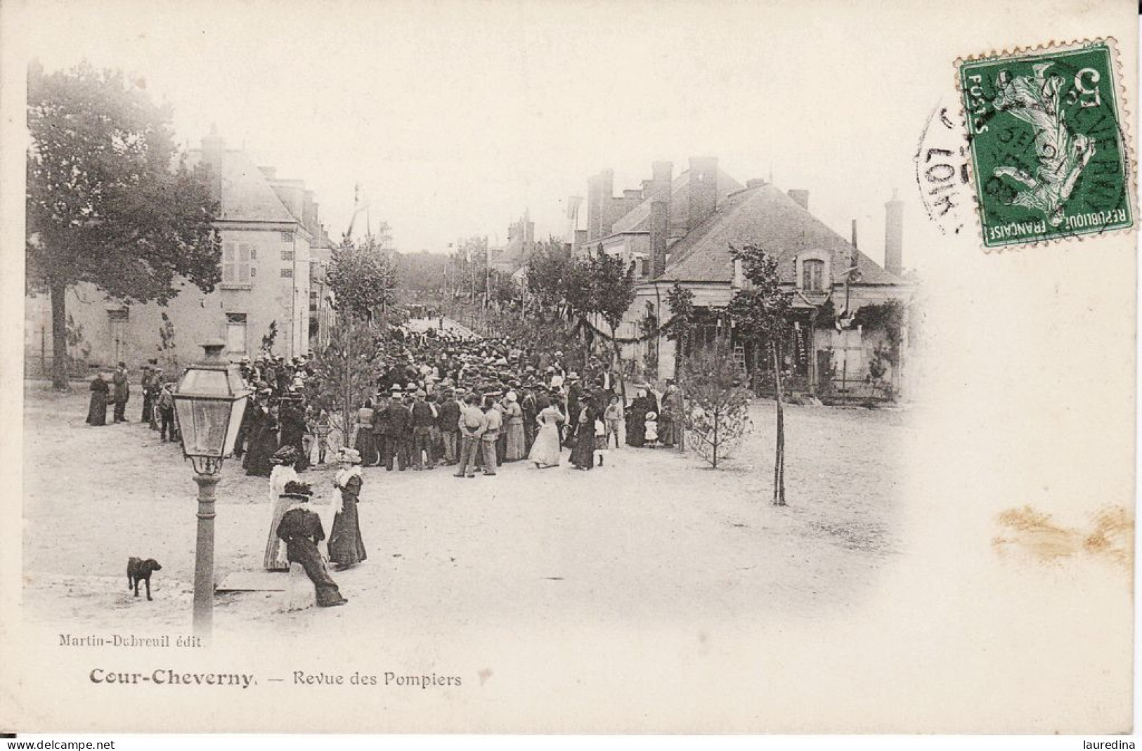 CP LOIR ET CHER - COUR-CHEVERNY - REVUE DES POMPIERS - Manifestazioni