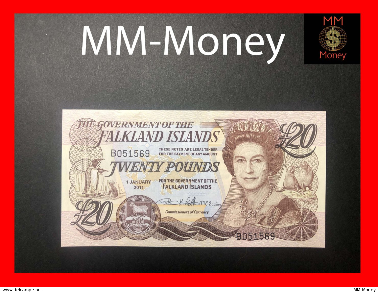 FALKLAND 20 £  1.1.2011  P. 19   UNC - Falkland