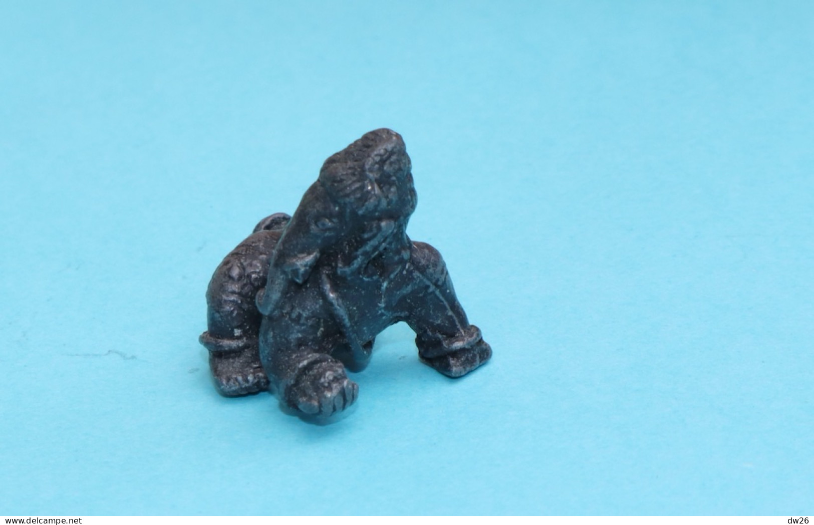 Figurine D'éléphant Humanisé En Plomb (Bébé Ganesh Hindou) Probable Origine Indienne - Sonstige & Ohne Zuordnung
