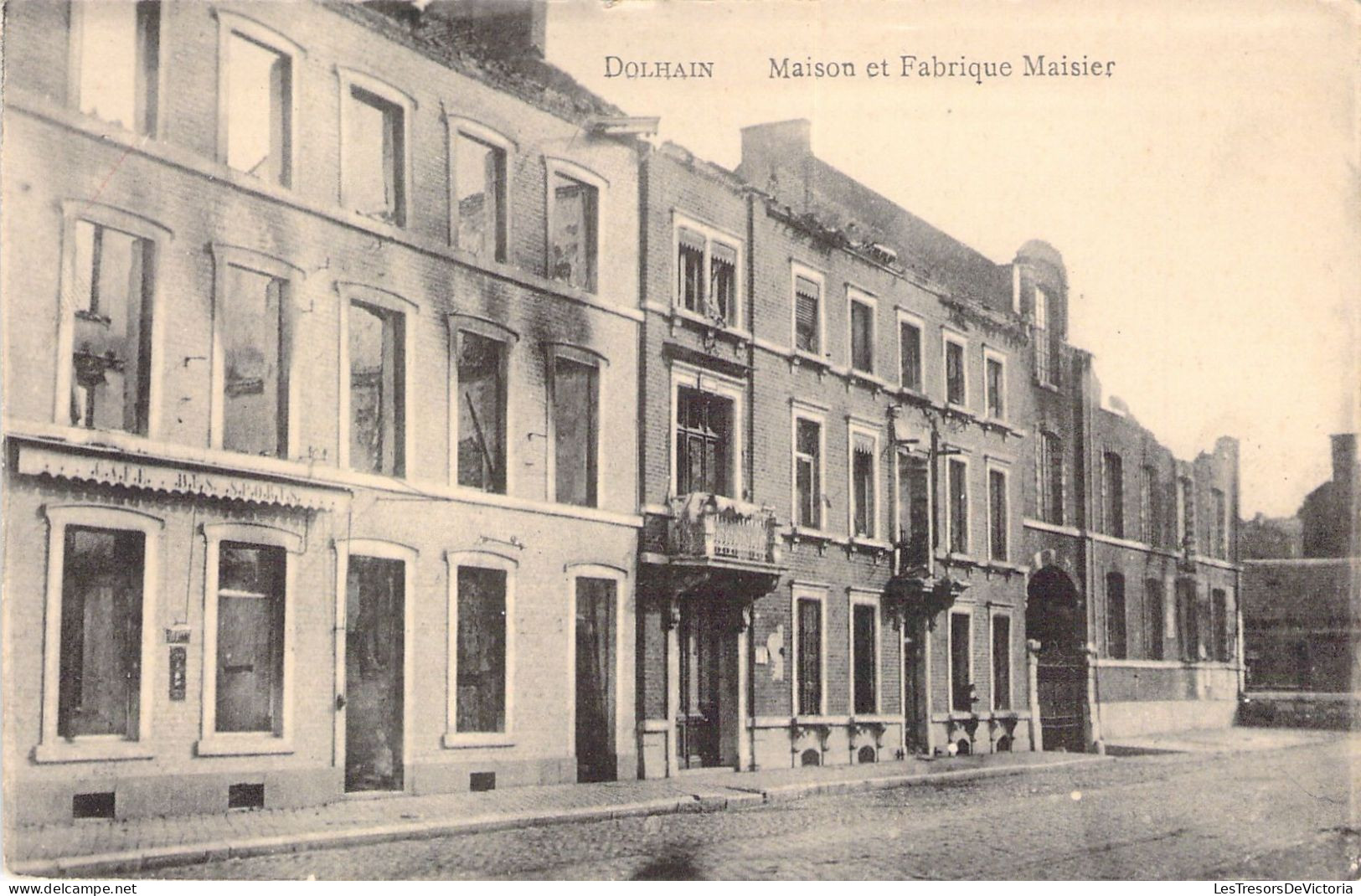 BELGIQUE - DOLHAIN - Maison Et Fabrique Maisier - Carte Postale Ancienne - Sonstige & Ohne Zuordnung