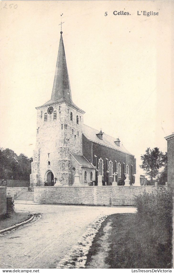 BELGIQUE - CELLES - L'église - Carte Postale Ancienne - Altri & Non Classificati