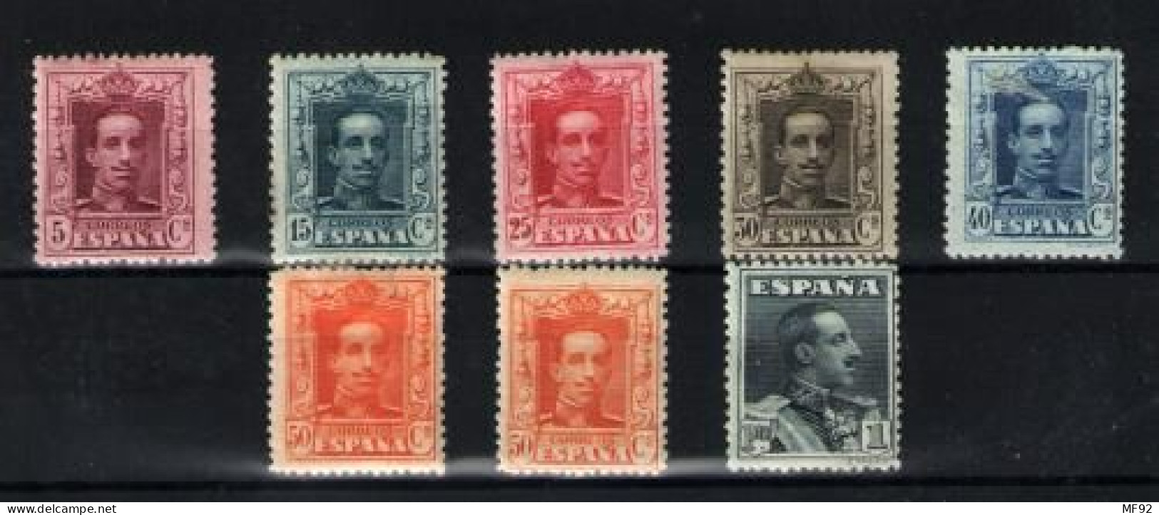 España Nº 311,315,317/21. Años 1922/1930 - Nuevos
