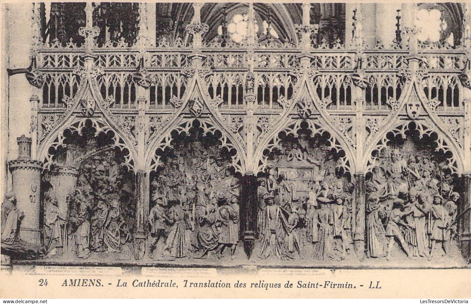 FRANCE - 80 - AMIENS - La Cathédrale Translation Des Reliques De Saint Firmin - LL - Carte Postale Ancienne - Amiens